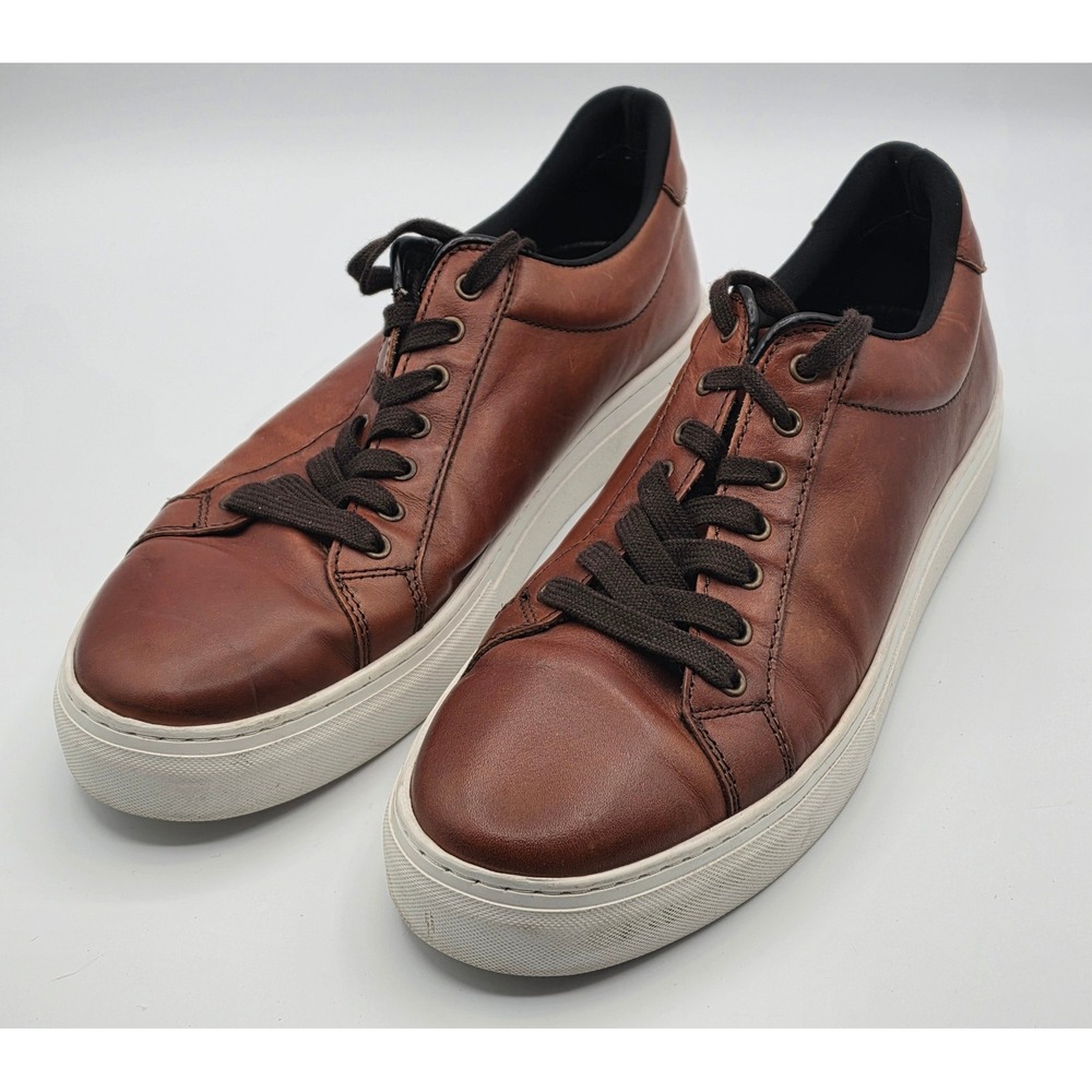 Vagabond Paul Sneakers Mens 11 Brown Excellent Leather Low Top 5383-101-27